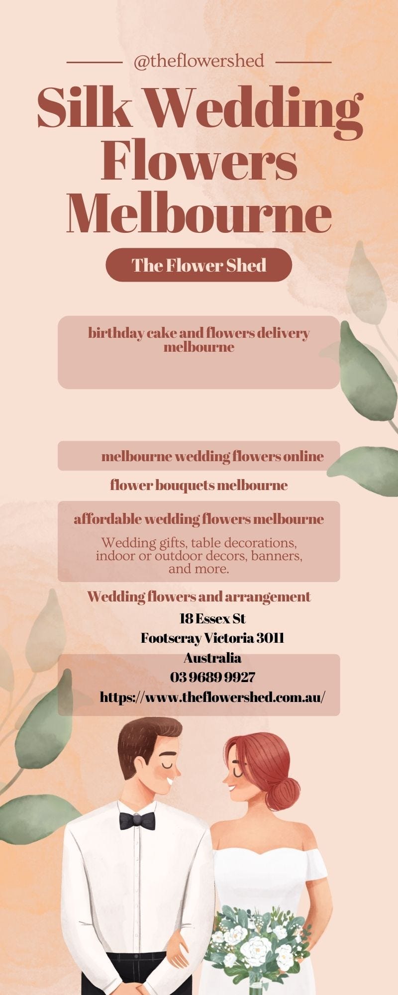 Silk Wedding Flowers Melbourne A Timeless Choice for Lasting Beauty by The Flower Shed Jun