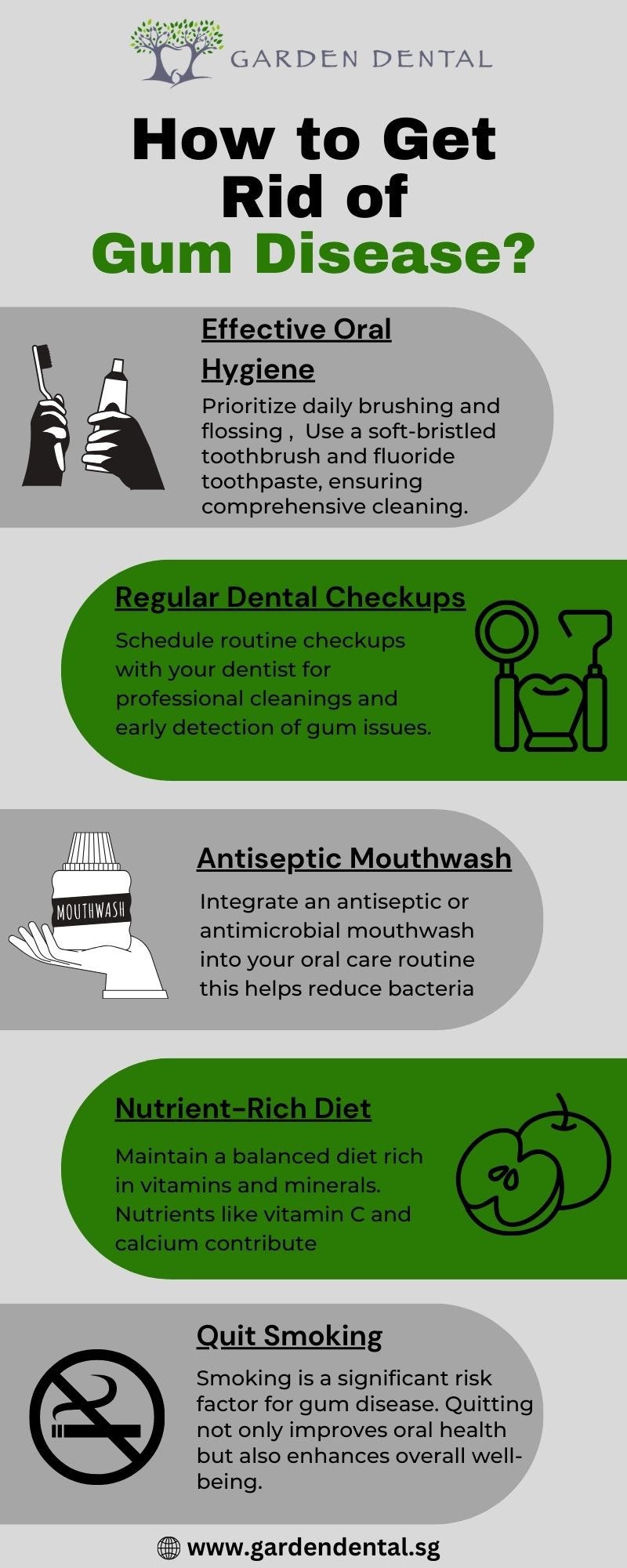 How to Get Rid of Gum Disease Gardendental, Singapore Gardendental