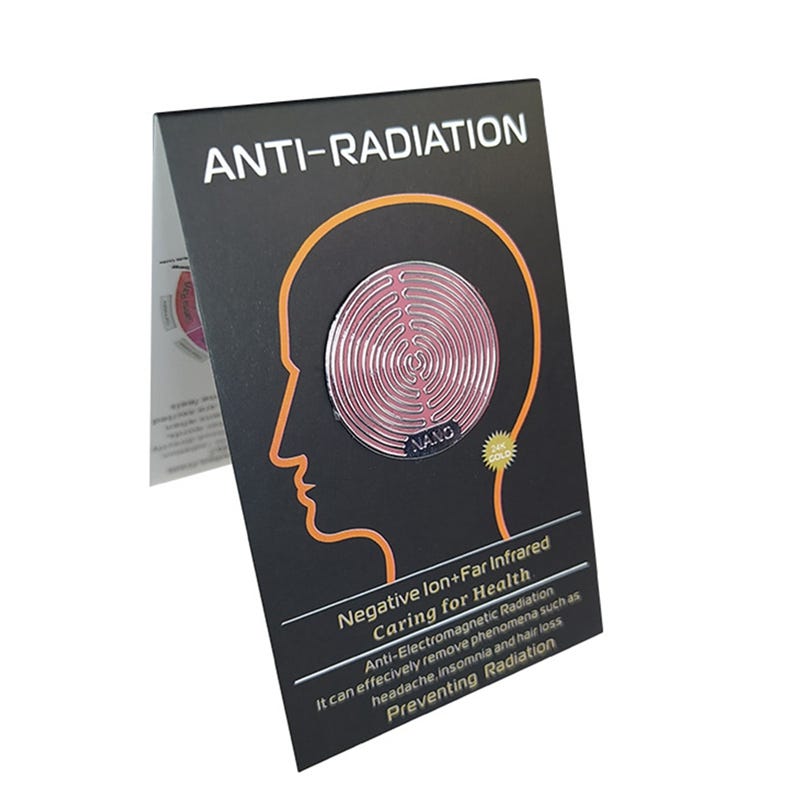 Guarding Wellness The EMFDefense Negative Ions Sticker Shield by 3