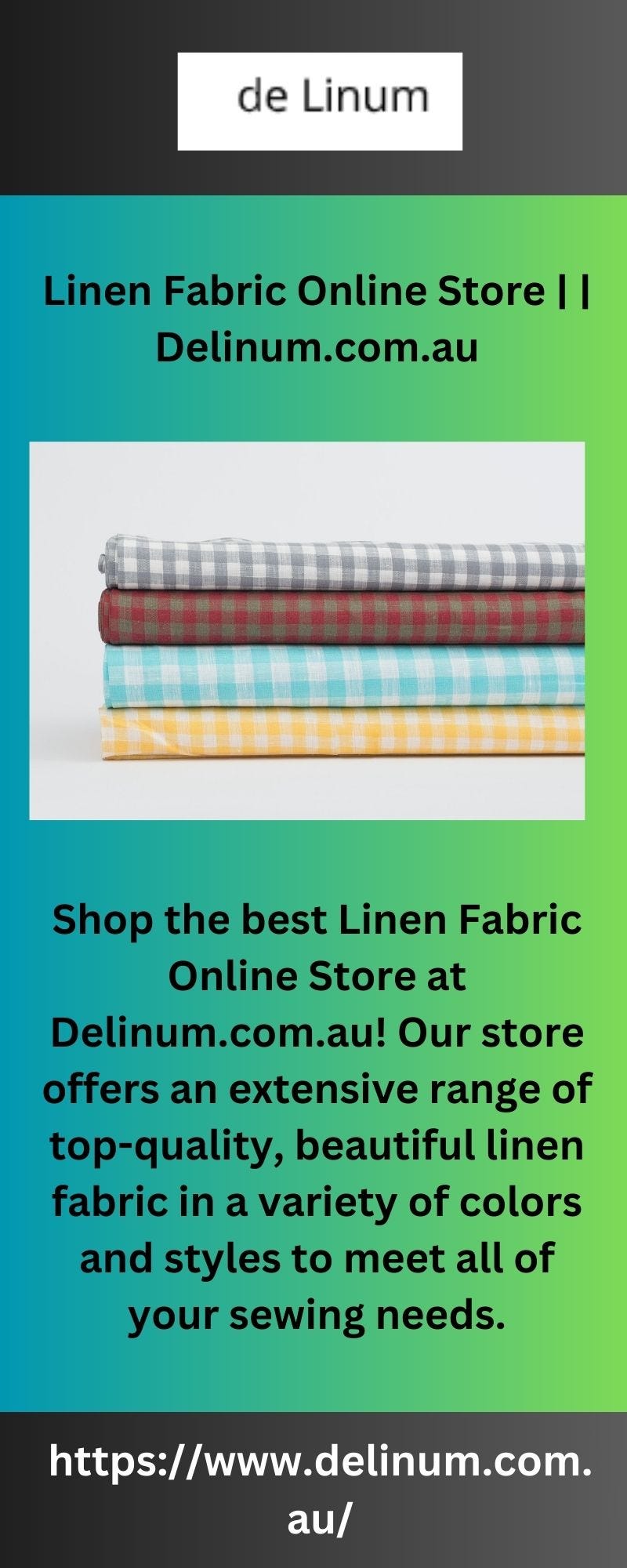 Linen Fabric Online Store de Linum Medium