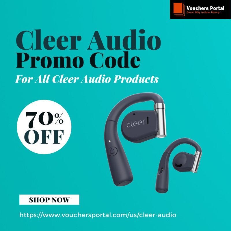 Cleer Audio Promo Code 70 OFF — Vouchers Portal USA by Shailendra Vouchersportal Aug