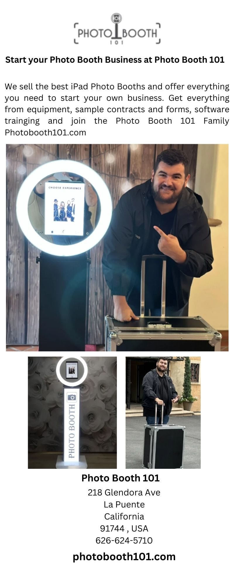 Start your Photo Booth Business at Photo Booth 101 Photobooth Medium