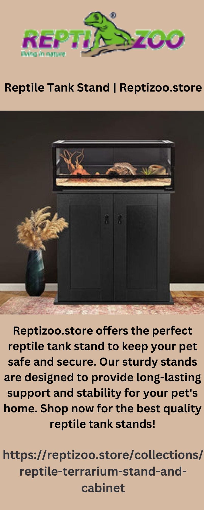 Reptile Tank Stand Reptizoo.store Reptizoo Medium