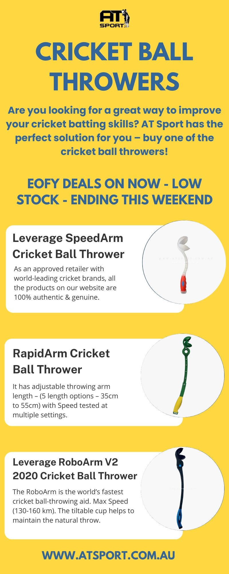 Cricket Ball Thrower — AT SPORTS AT SPORTS Medium