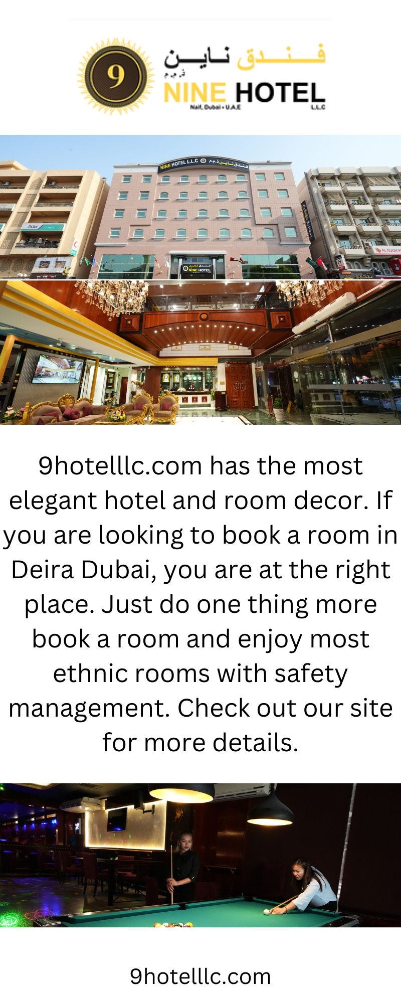 Cheapest Hotel in Deira Dubai nine hotel llc Medium
