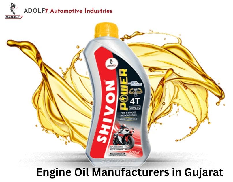 Engine Oil Manufacturers in Gujarat ADOLF7 Automotive Industries
