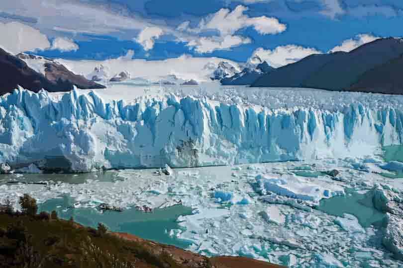 Melting Glaciers and Less Fresh Water by William House Climate Conscious Medium