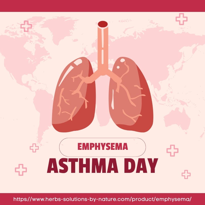 Herbal Supplement Relief for Breathing Problems Emphysema, Asthma and