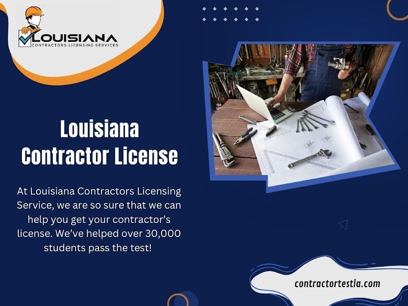 Louisiana Contractors License Practice Test by Louisiana Contractors