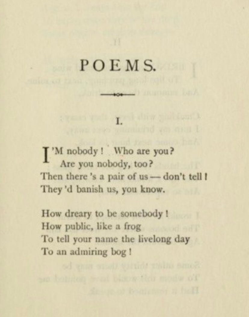 Emily Dickinson “Poems”. Books that Changed the World | by Gstacy | Medium