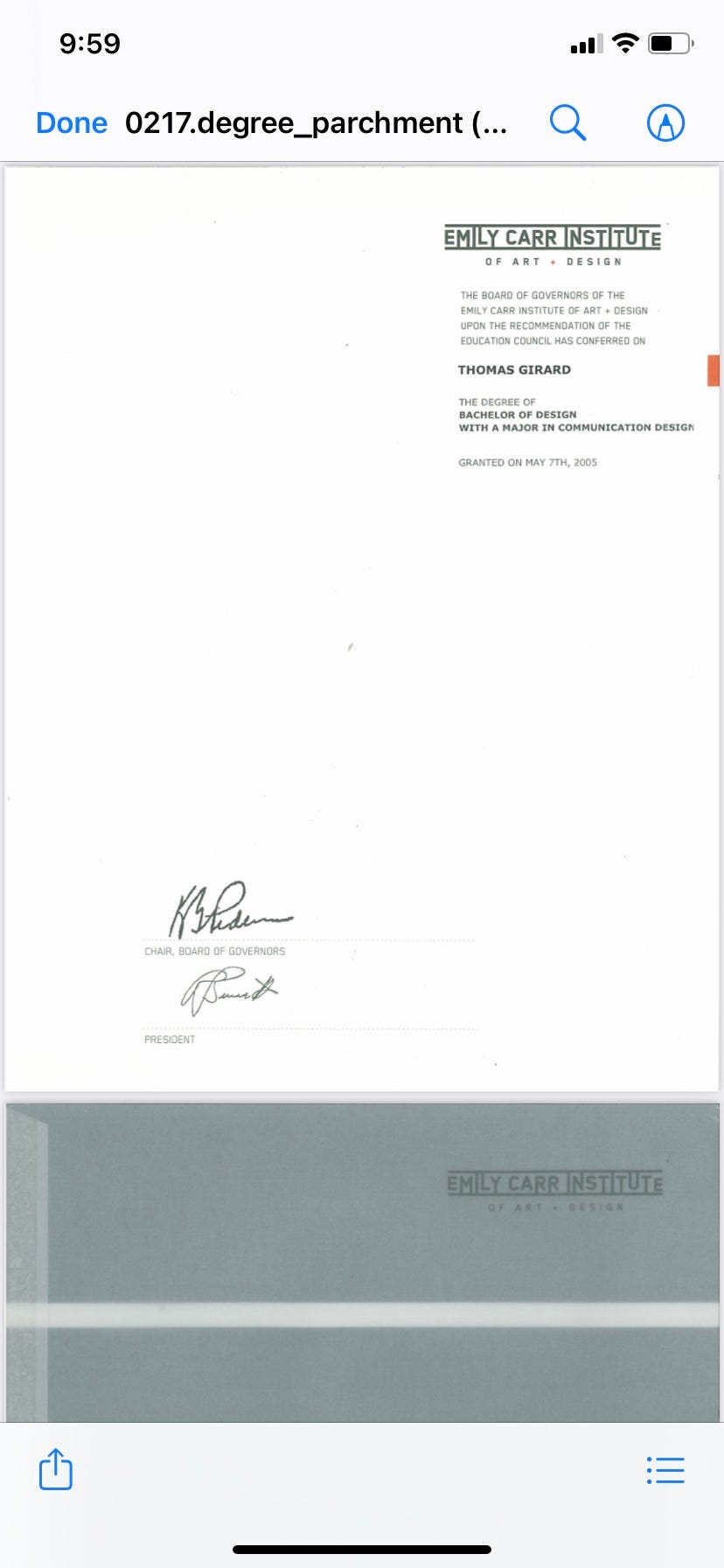 Degree parchment . . . prototyping dprinting prototype design d 