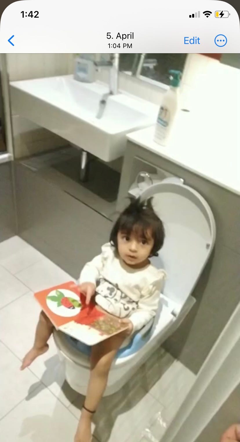 How I made my 18 months toddler learn to tell Poop and Pee by Harsha