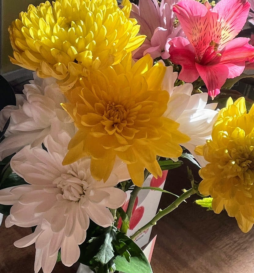 Dead Flowers In A Beautiful Vase. A Cracked Vase Filled With Beautiful