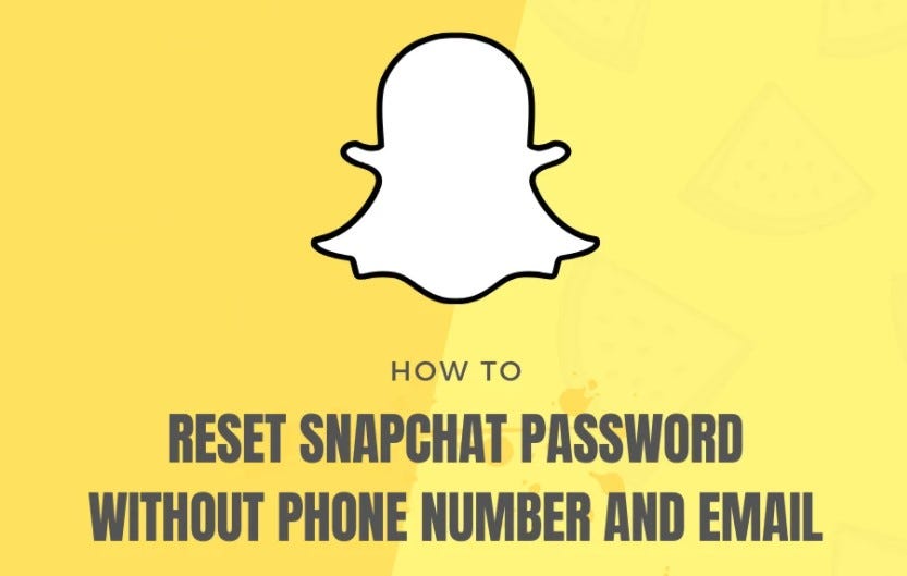 Recover/Restore Deleted Snapchat Account without Email & Phone by