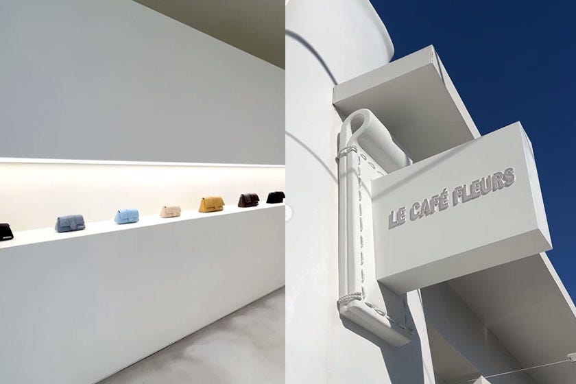 Jacquemus Café Fleurs. A PopUp Masterpiece in Seoul by Madame Vision
