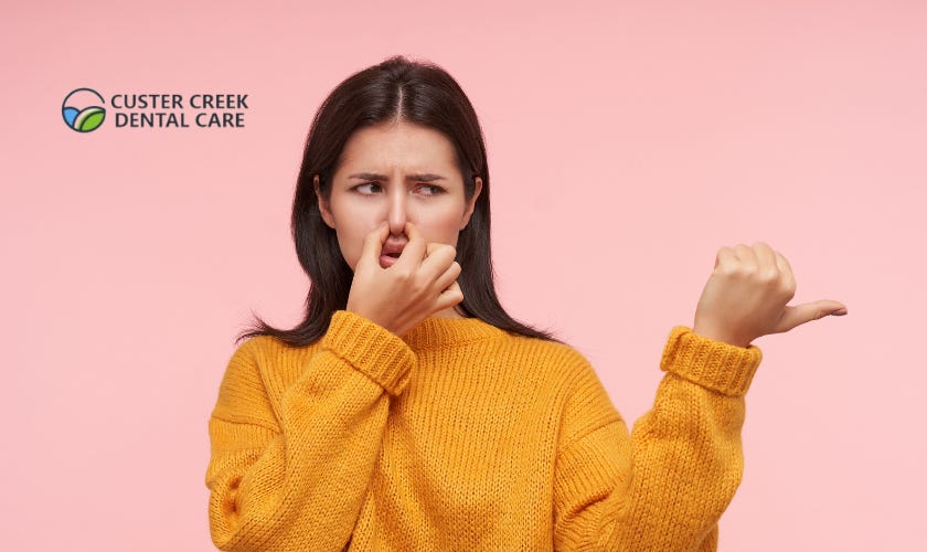 Why does bad breath occur, and how can it be prevented? by Custer