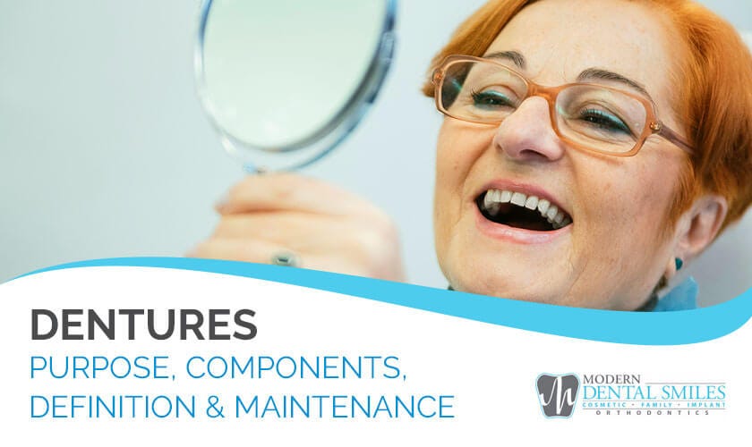 Dentures Purpose, Components, Definition & Maintenance! by Modern