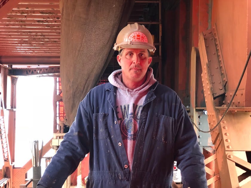 A Look Inside the Life of a Golden Gate Bridge Painter by Clara Hogan