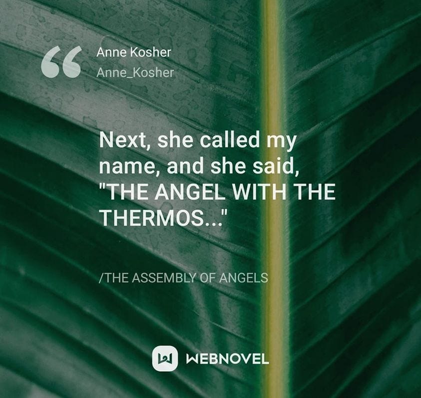 THE ASSEMBLY OF ANGELS. I was walking along the Church alley… by ANNE