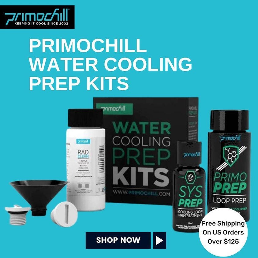 Primochill Water Cooling Cleaning Prep Kit Existing System at Michael
