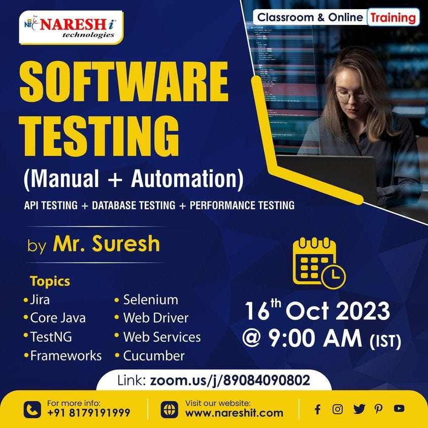 Best No 1 Software Testing Training in Hyderabad 2024. Techprasanna Medium