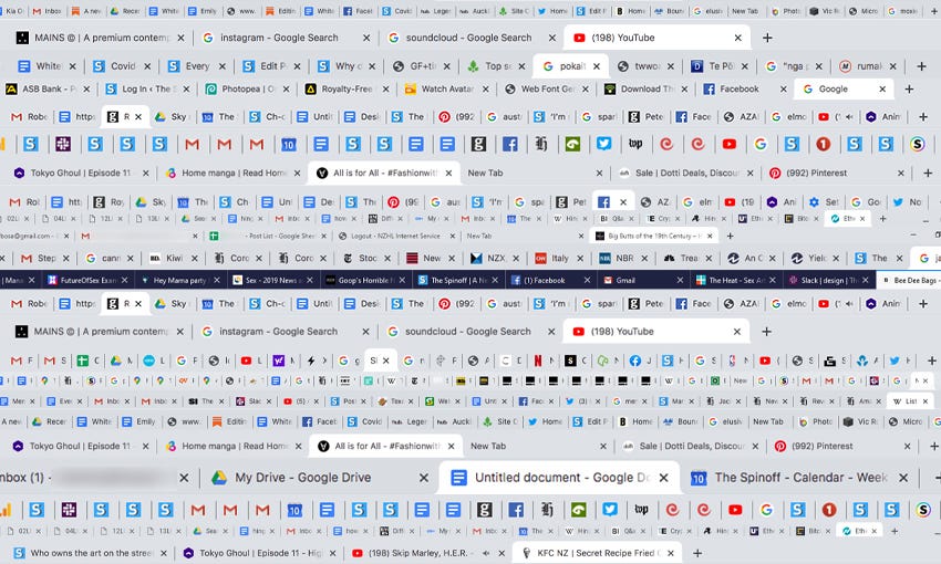 Too many browser tabs? How do I fix “The Tab Trap.” by Jorden the