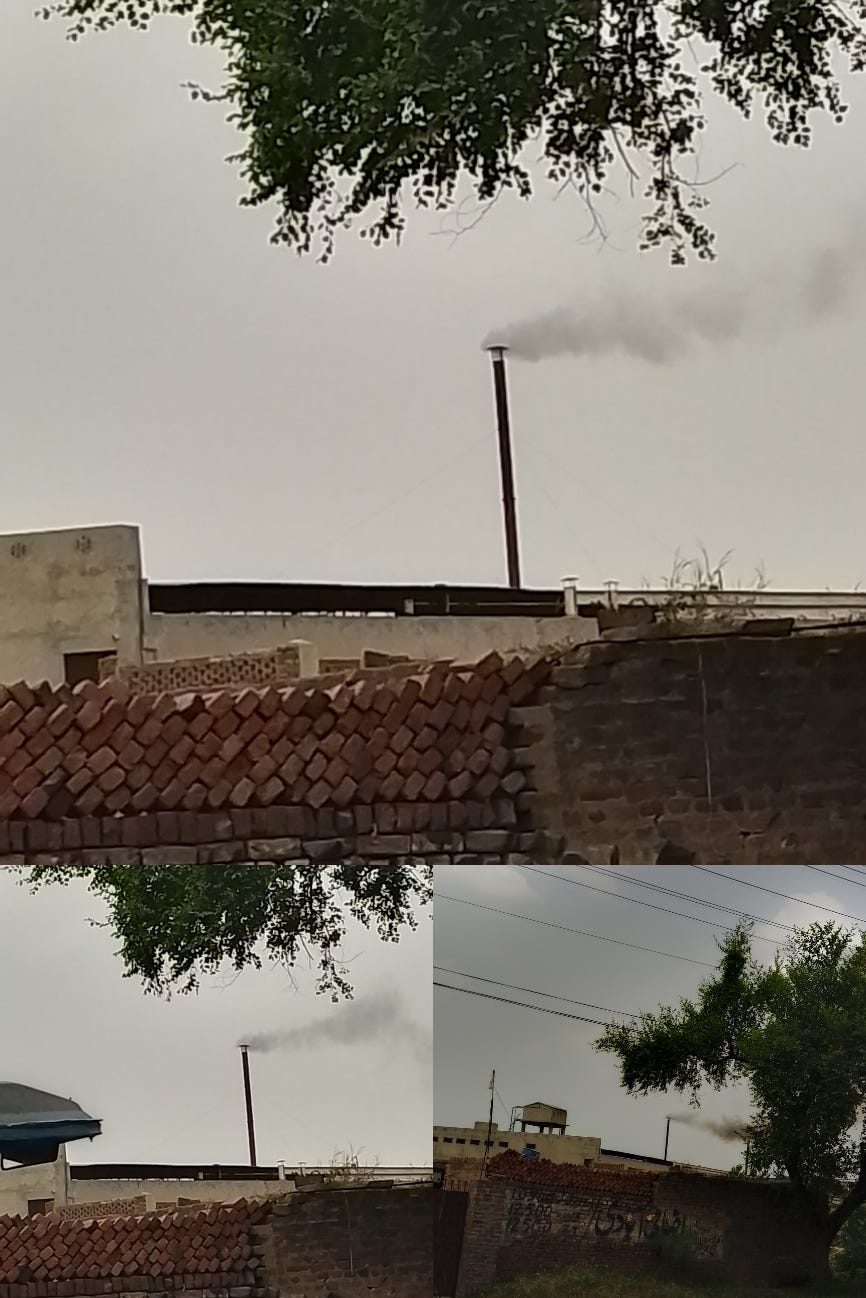 Here, a few miles from my home there is an area where local industries