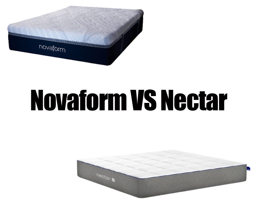 Novaform vs Nectar Mattress Comparison, Pricing & Reviews by Digital