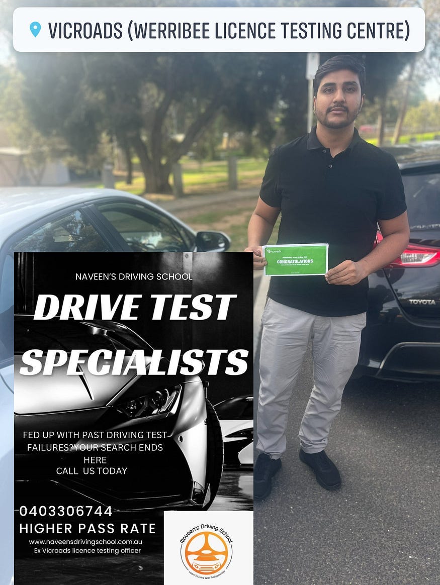 Driving Lessons in Werribee with Naveen’s Driving School by Naveen