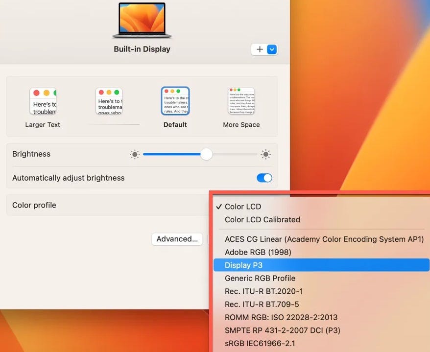 Choosing the Best Color Profile for MacBook Air A Comprehensive Guide