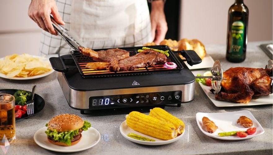 How do you clean an indoor smokeless grill? by Medium