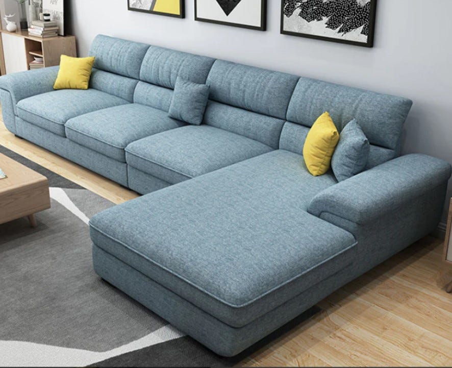 L Shape Sofa Design, Living Room L Shape Sofa Design, 7 Seater L Shape