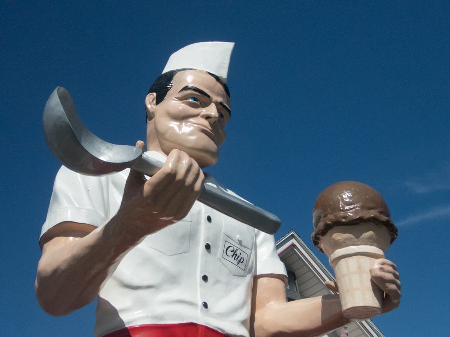 You can’t eat too much ice cream. Taking scoops to the next level. by