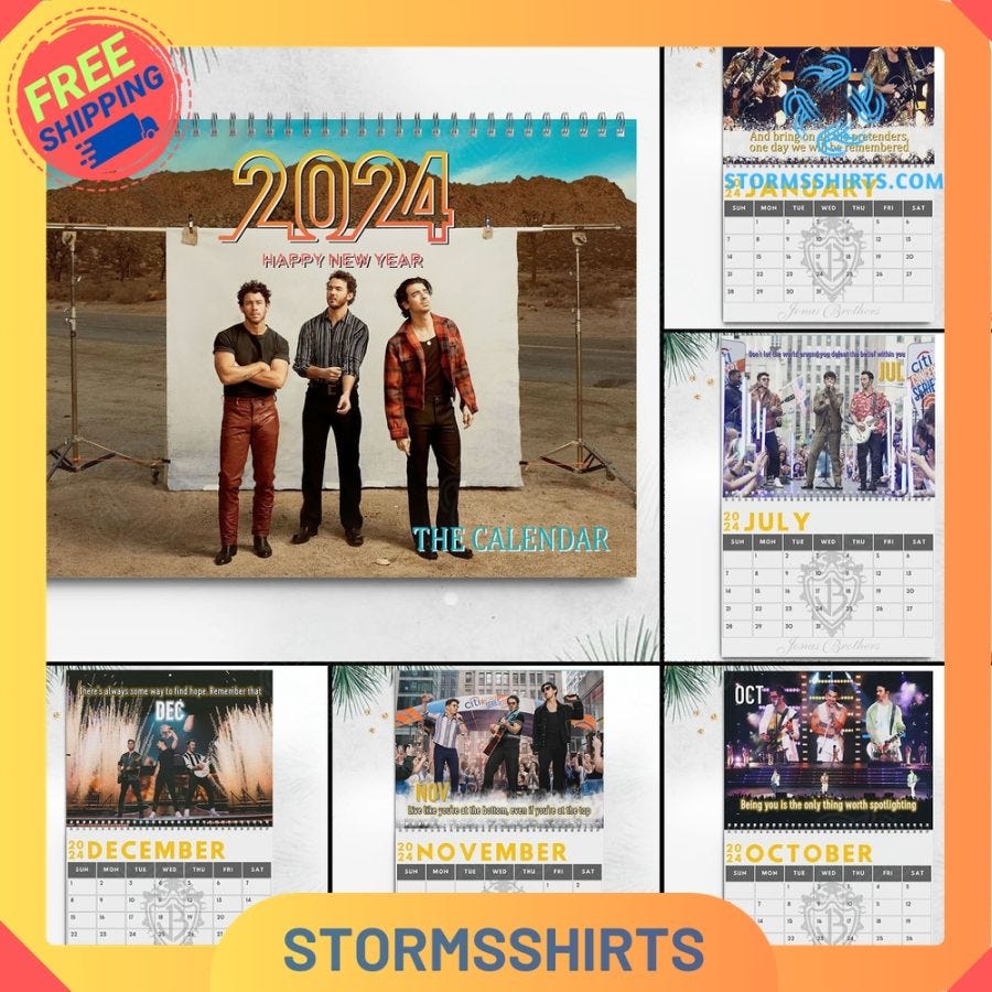 Jonas Brother 2024 Wall Hanging Calendar by Savichfaniyih Jan, 2024 Medium Jonas Brother 2024 Wall Hanging Calendar by Savichfaniyih Jan, 2024 Medium
