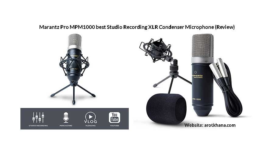 Marantz Pro MPM1000 best Studio Recording XLR Condenser Microphone
