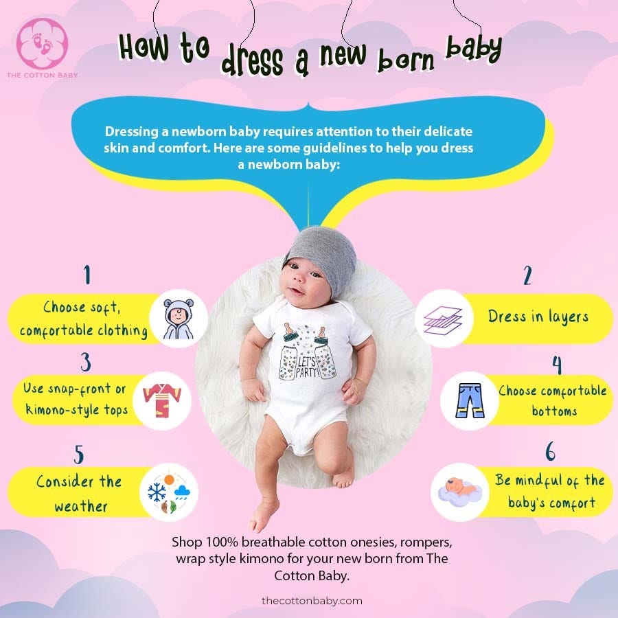 How to dress a newborn baby?. Here are some tips on how to dress a