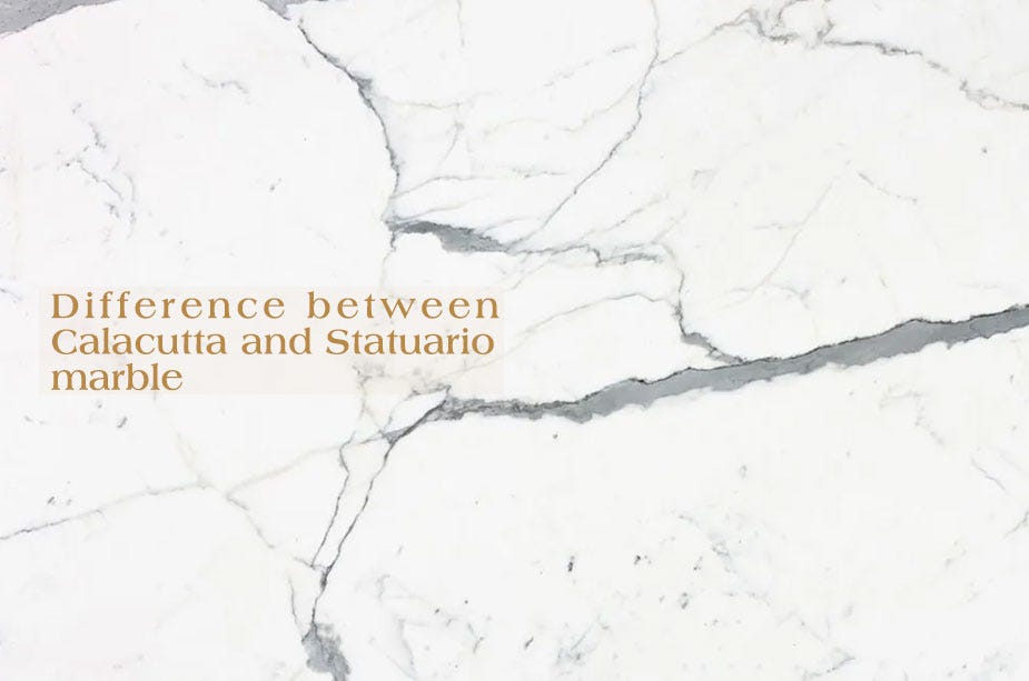 What is the difference between Calacatta and Statuario marble? by