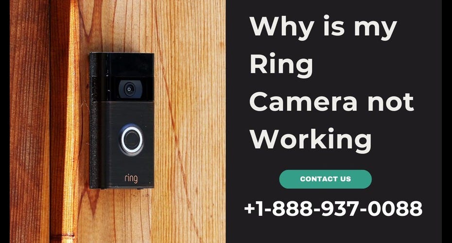 Why is my Ring Camera not Working Call +18889370088 Medium