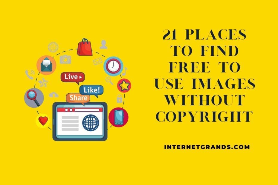 Where to find free images without copyright by