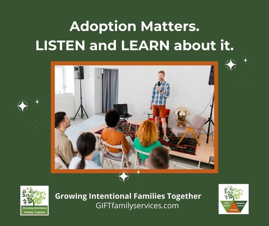 Adoption Matters. Talk about It.. If you are an adoptive parent or if