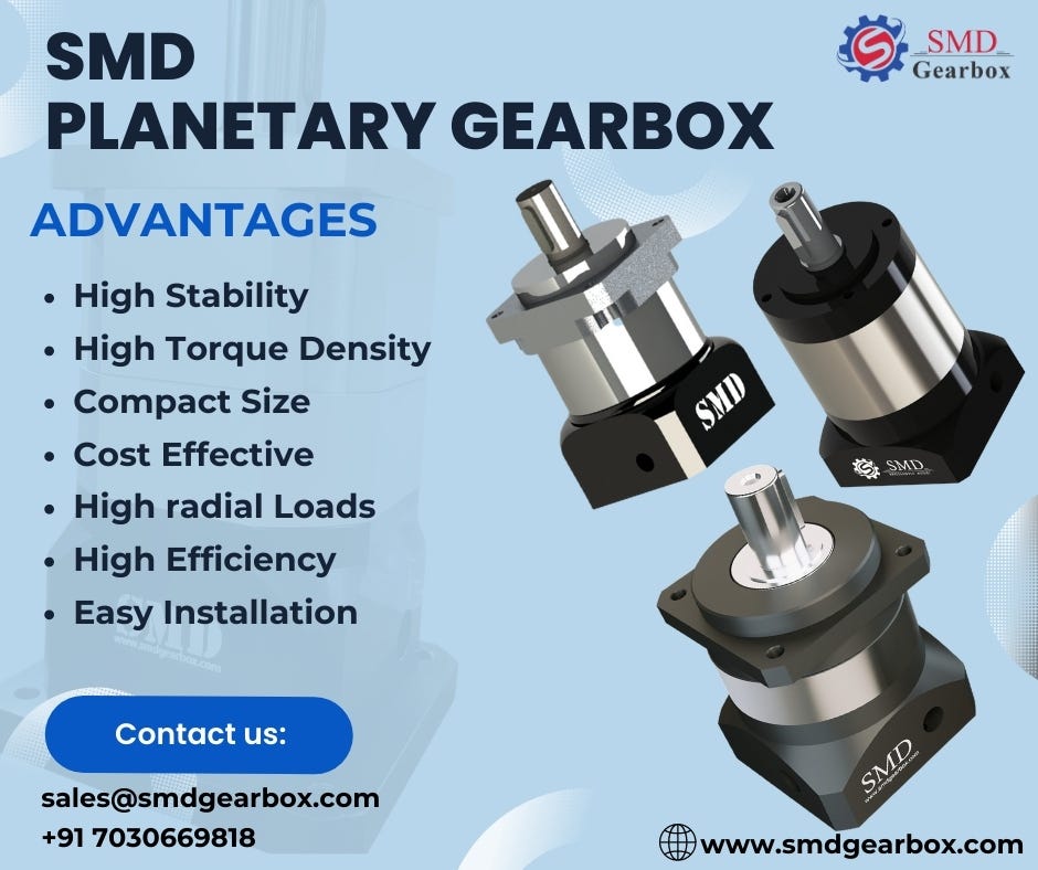 Gearbox Advantages for Industry Application SMD Gearbox