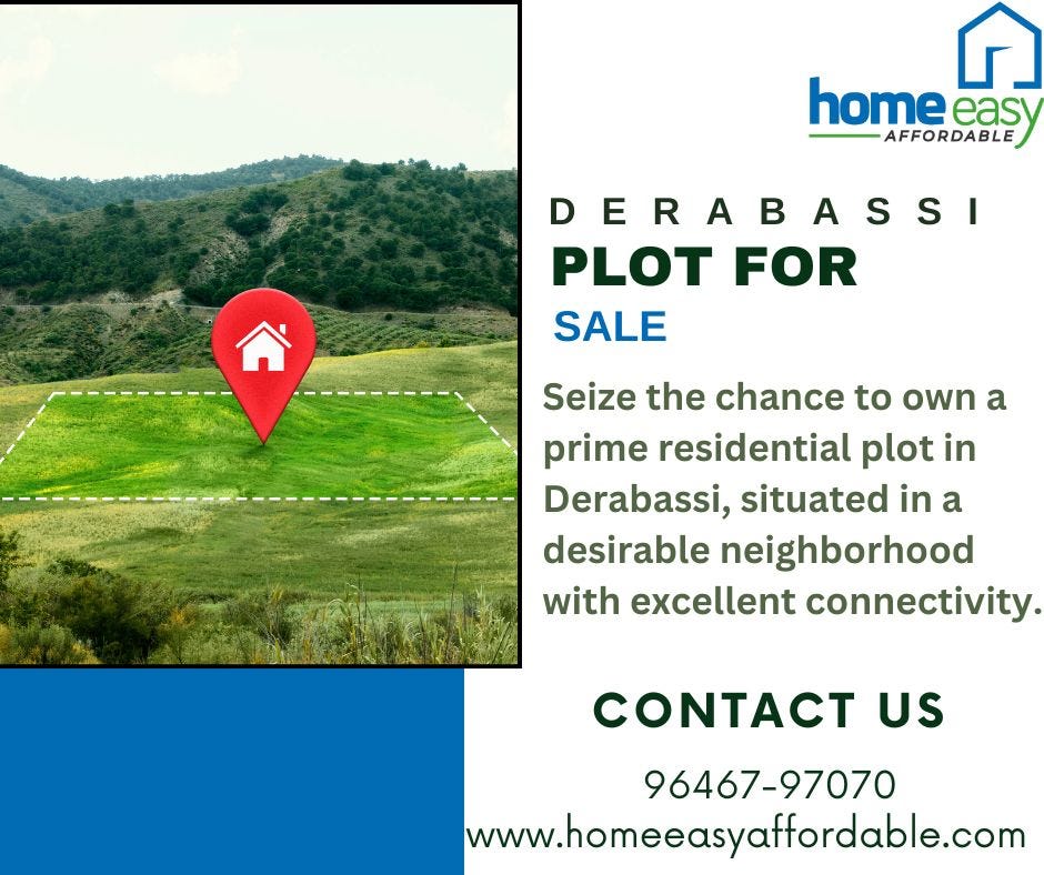 Residential Plot for Sale in Derabassi — Perfect Location Homeeasy