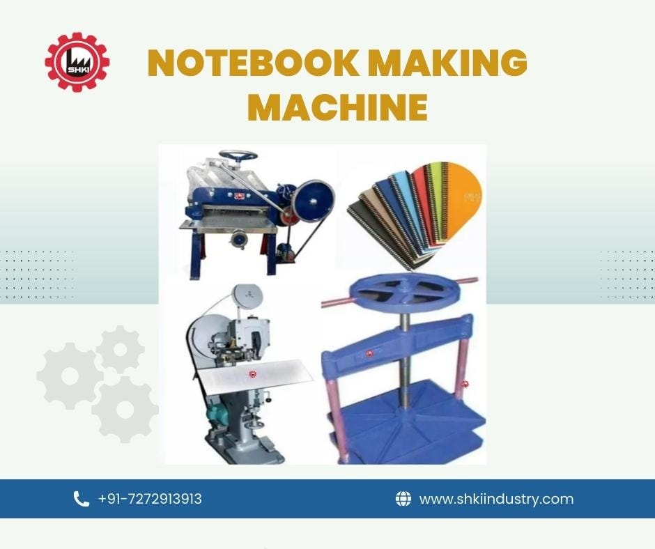 Notebook Making Machine, Every Size AvailableSHKI Industry by SHKI