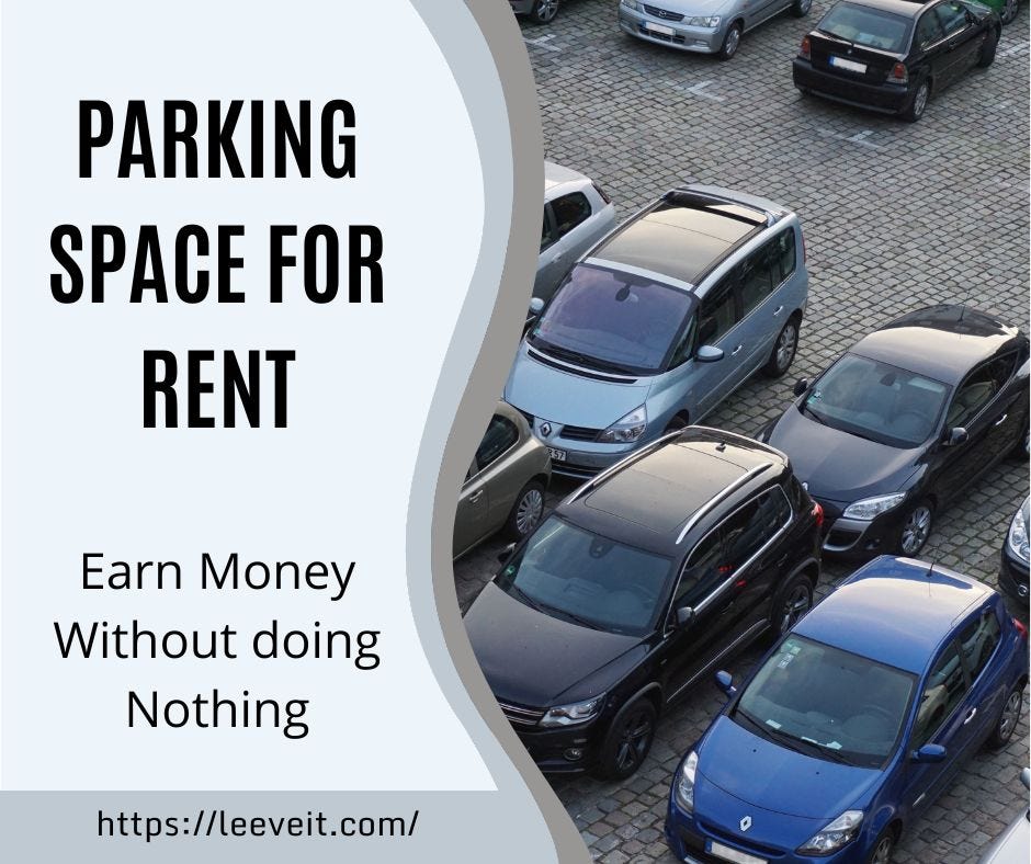 Parking Space For Rent Leeveit Leeveit Technologies Medium
