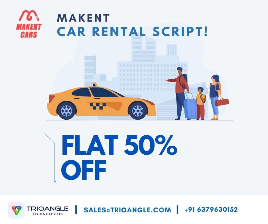 Makent — Car rental script! With Flat 50 Off! Makent Cars is a great