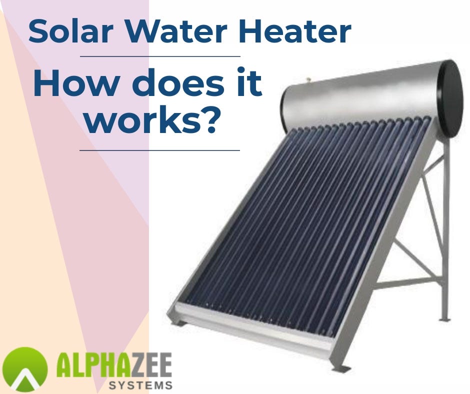 Solar Water HeaterHow does it works? by AlphaZee Systems Medium