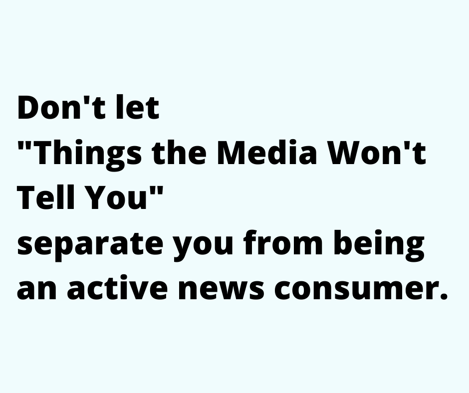 “Things the Media Isn’t Telling You” by Melina Benjamin Medium