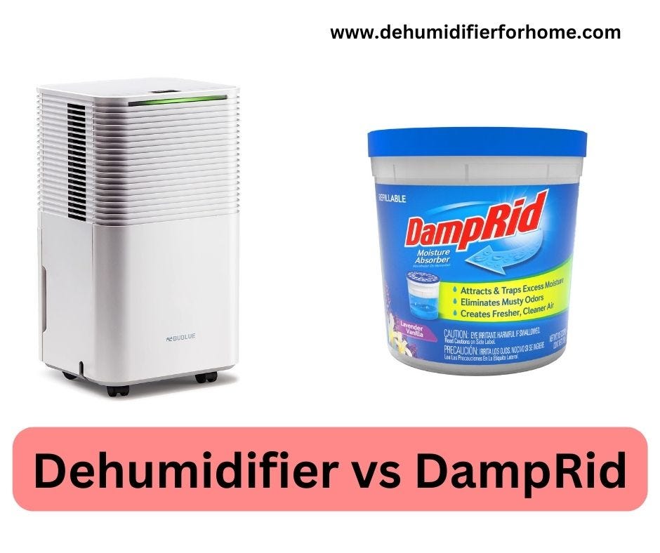Dehumidifier vs DampRid Which One Should You Choose? dehumidifier for home Medium