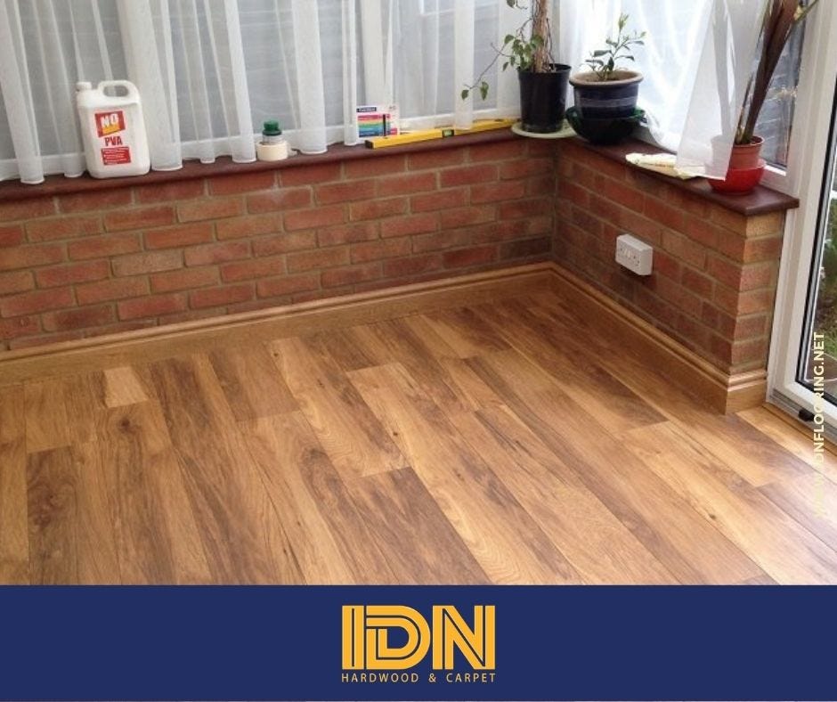 The best way to keep your floor looking new is with a laminate finish