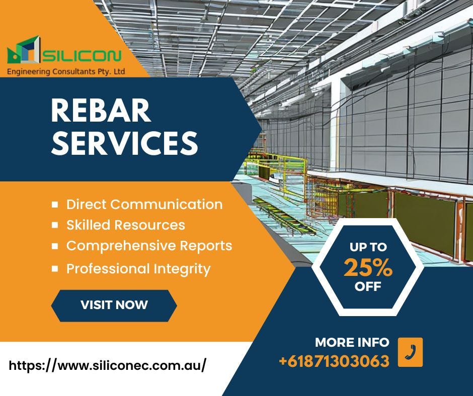 Rebar Design & Detailing Services In USA by Silicon Engineering Consultants Pty Ltd Medium